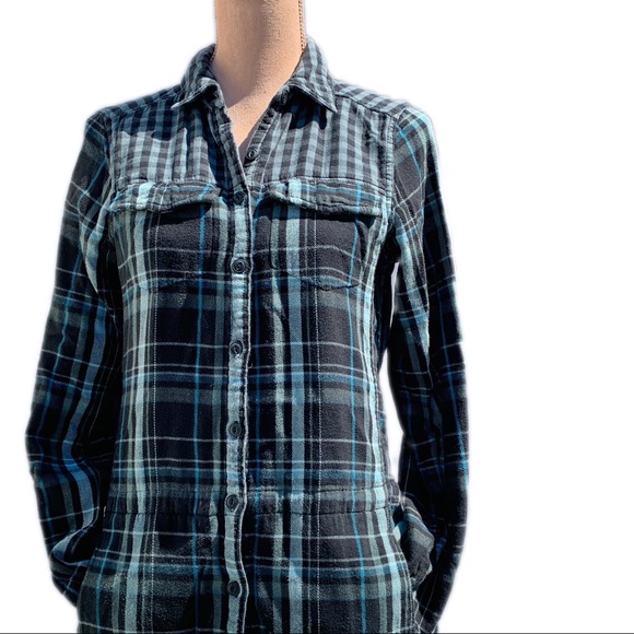 Columbia Contrast-Pattern Flannel Shirt - Picture 2 of 12